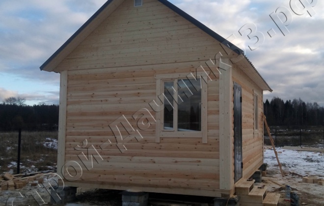 2 брусовой дом од-1, 6×4, 24 м², ярославская область, угличский район, деревня грибаново (4)